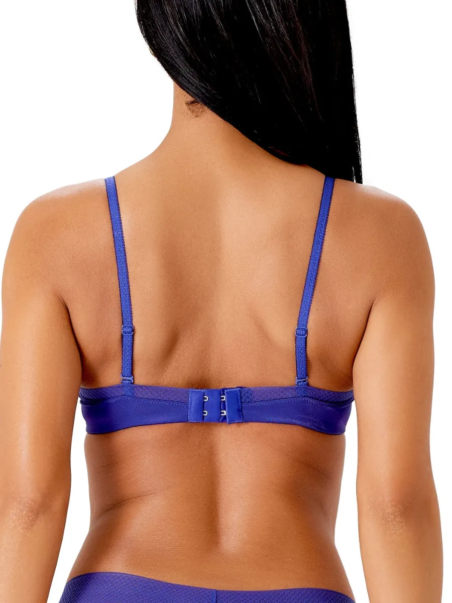 Glossies Sheer Moulded Bra - Spectrum Blue