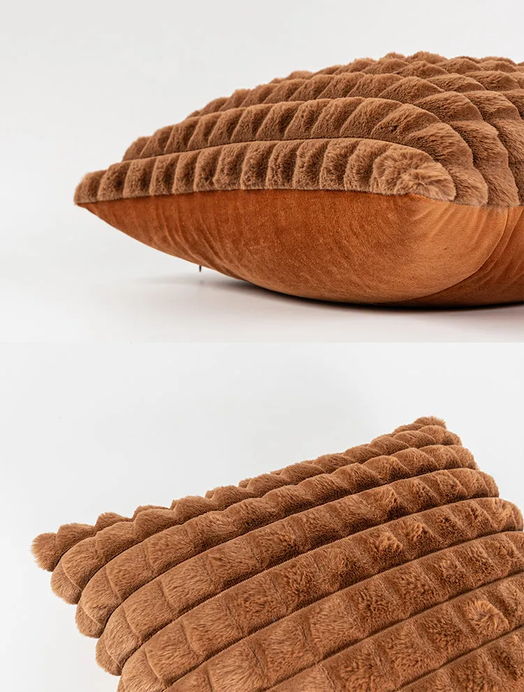 Grid Plush Pillow