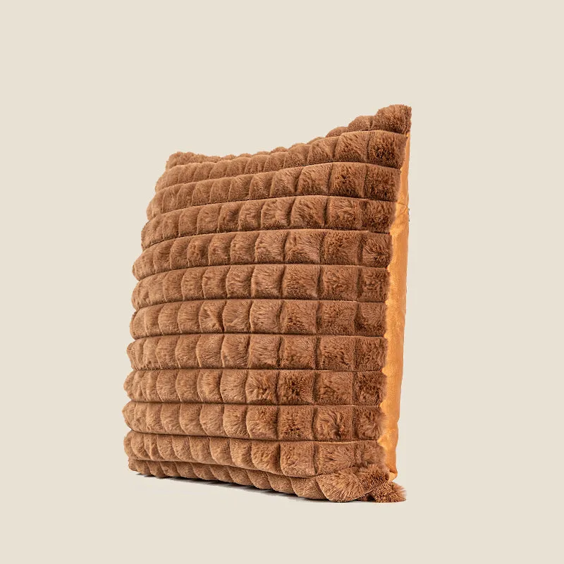 Grid Plush Pillow