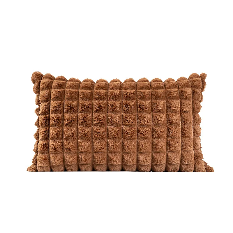 Grid Plush Pillow