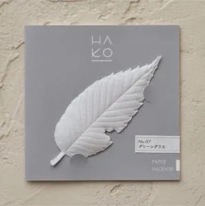 HAKO Paper Leaf Incense - Green Grass