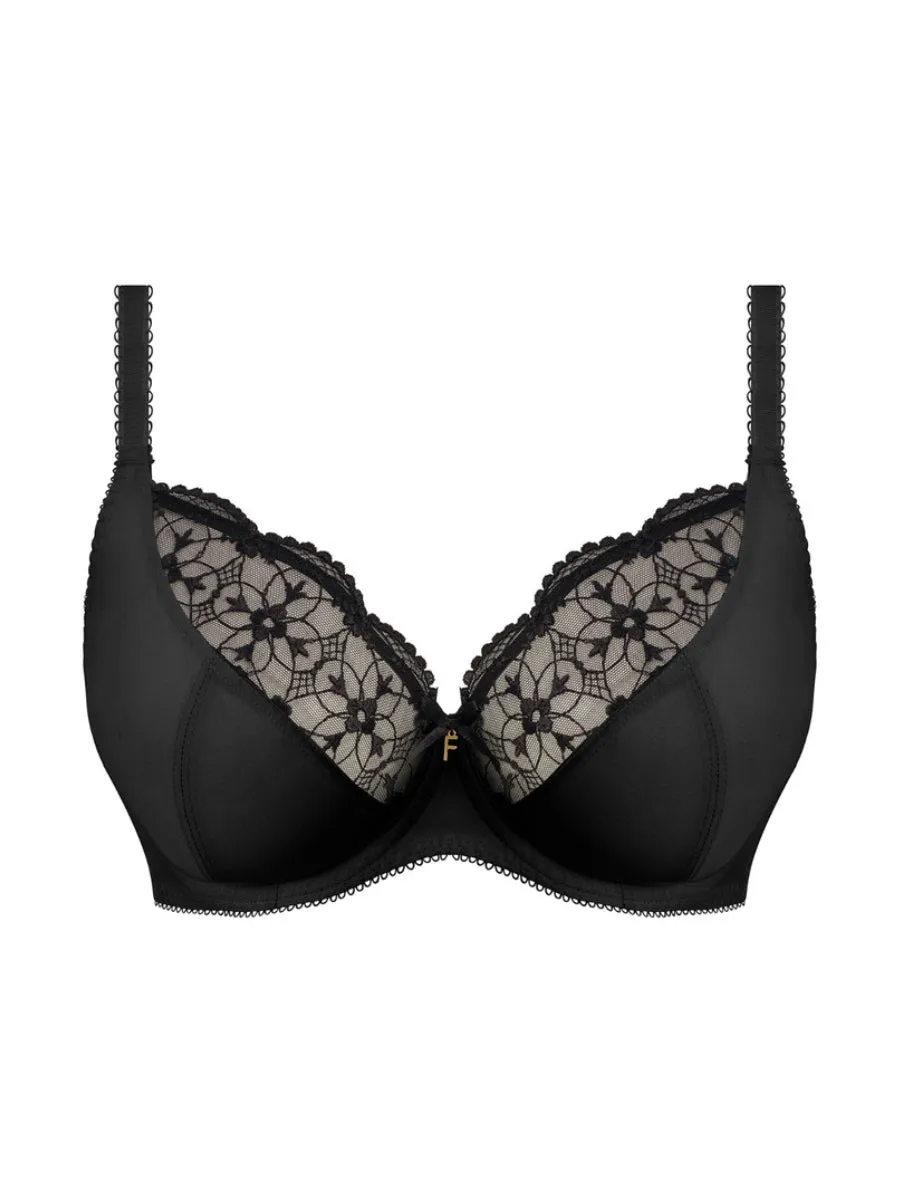 Hallie Plunge Bra - Black