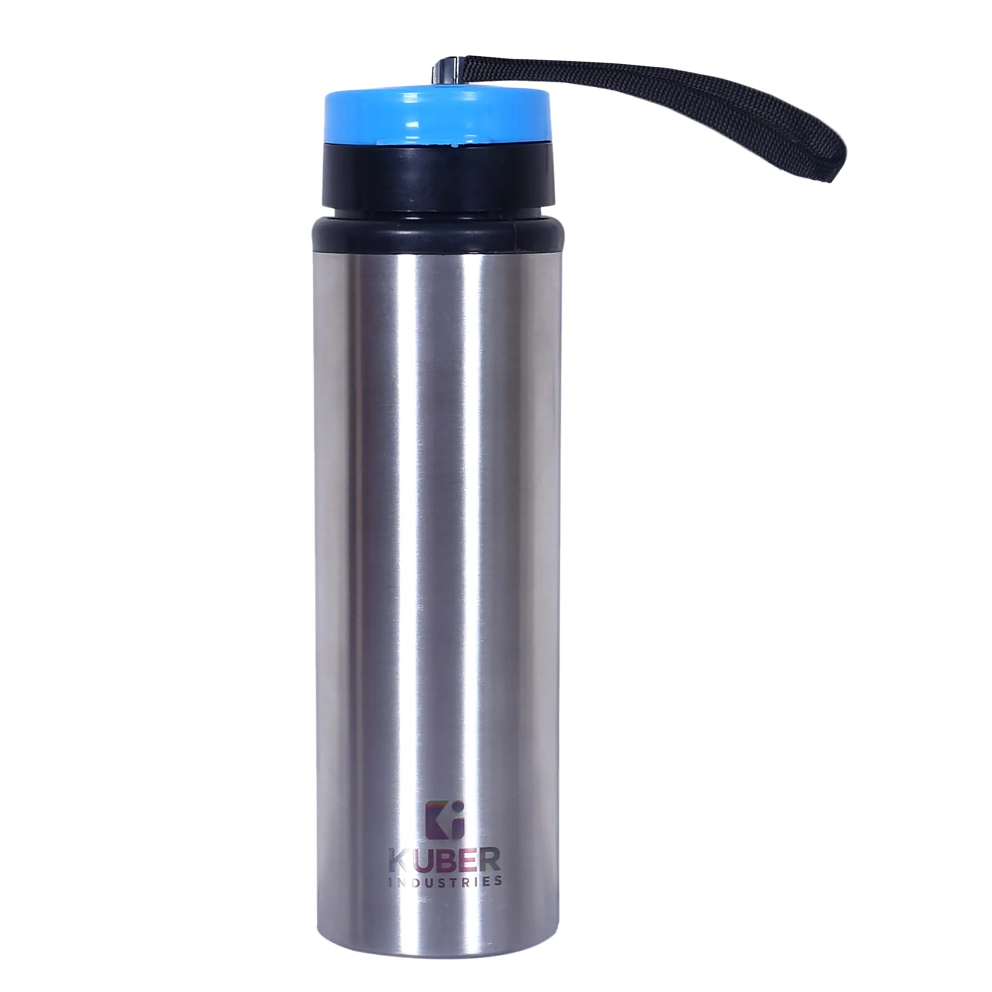 Heart Home Stainless Steel Water Bottle |Refrigerator Bottle For School Kids With Sipper Cap & Handle 750 ML Pack of 2 (Silver)