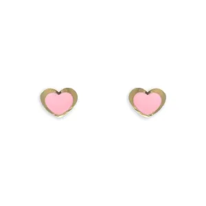 Heart shape Gold Earring