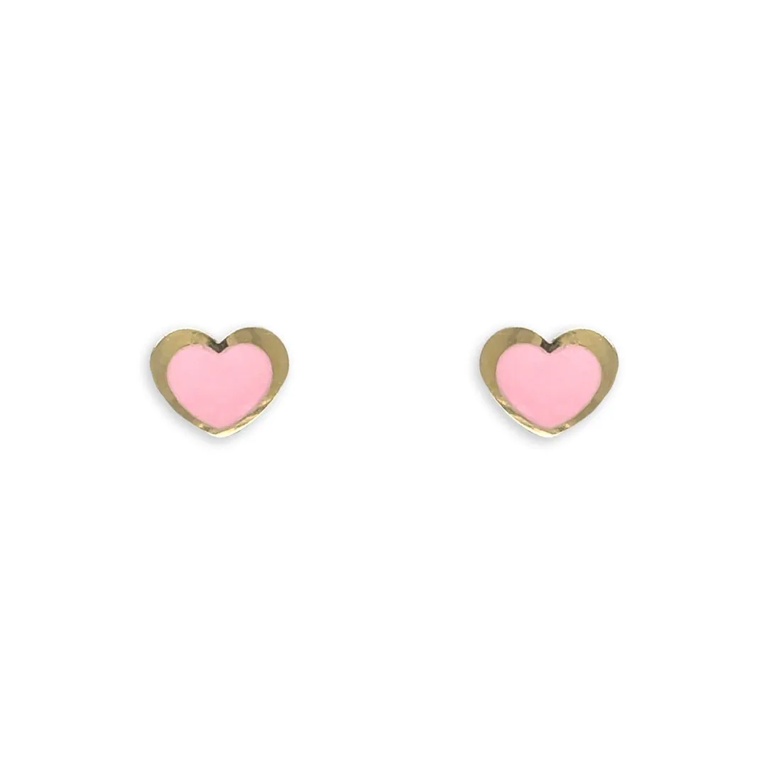 Heart shape Gold Earring