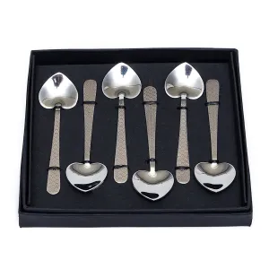 Heart Teaspoons (Set of Six)