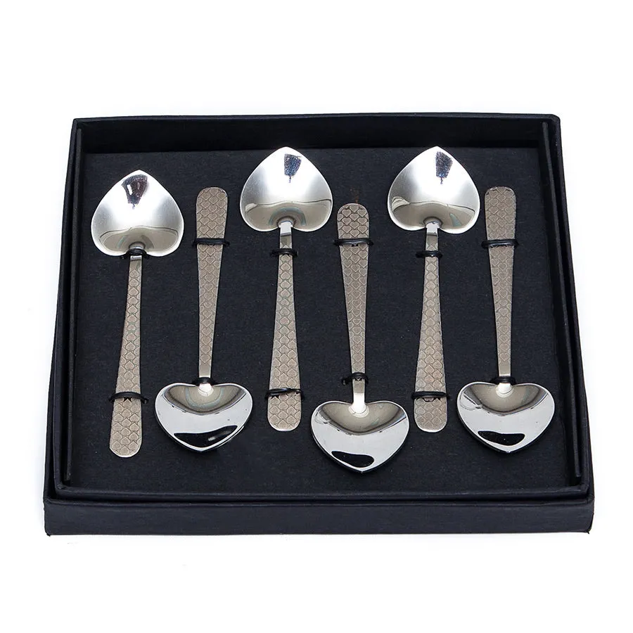 Heart Teaspoons (Set of Six)