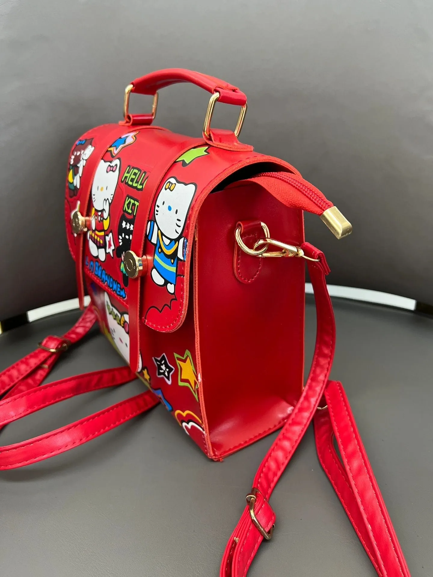 Hellokitty Mini Cute PU Backpack Shoulder Bag Backpack Handbag