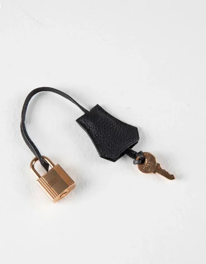 Hermès 25 Birkin Black Togo Leather with Rose Gold Hardware