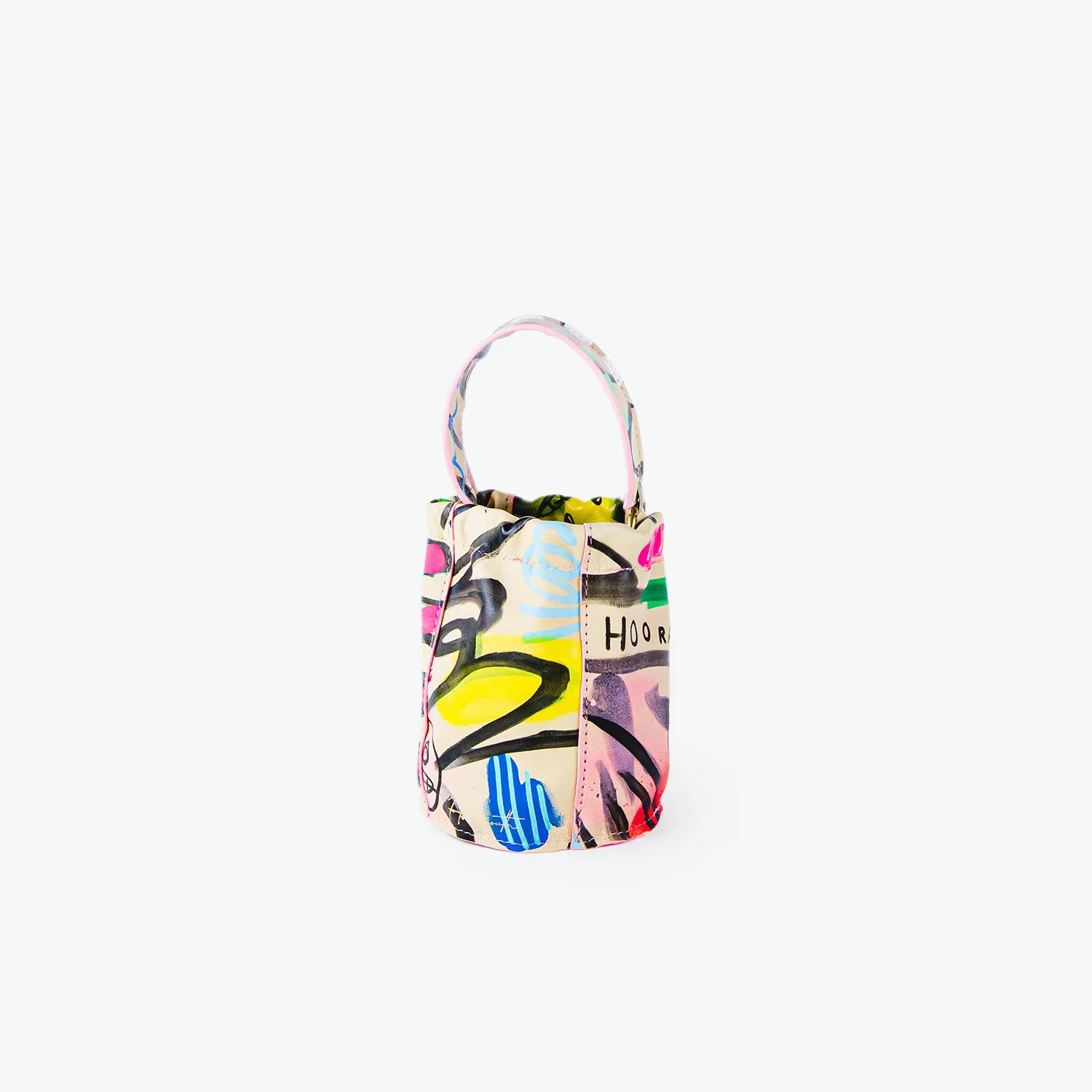 Honeymouth x Where is Frances Mini Elodie Puff Bag - Cashew