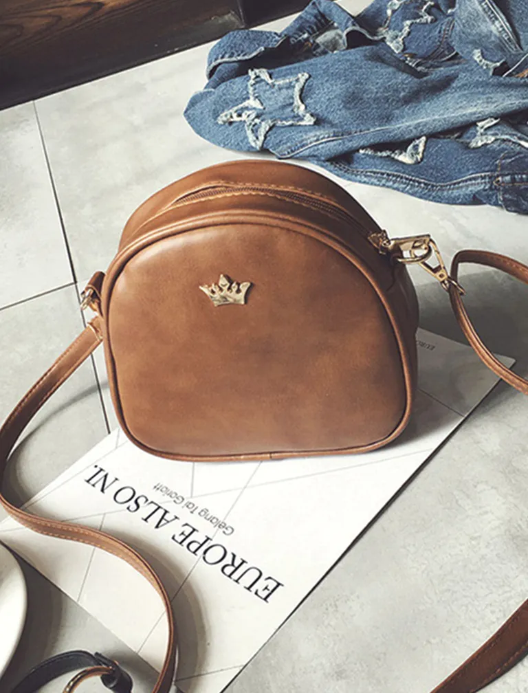 Imperial Crown Crossbody Bag