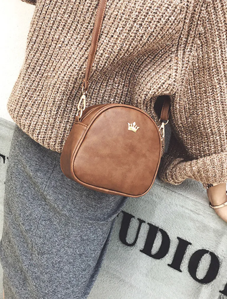 Imperial Crown Crossbody Bag