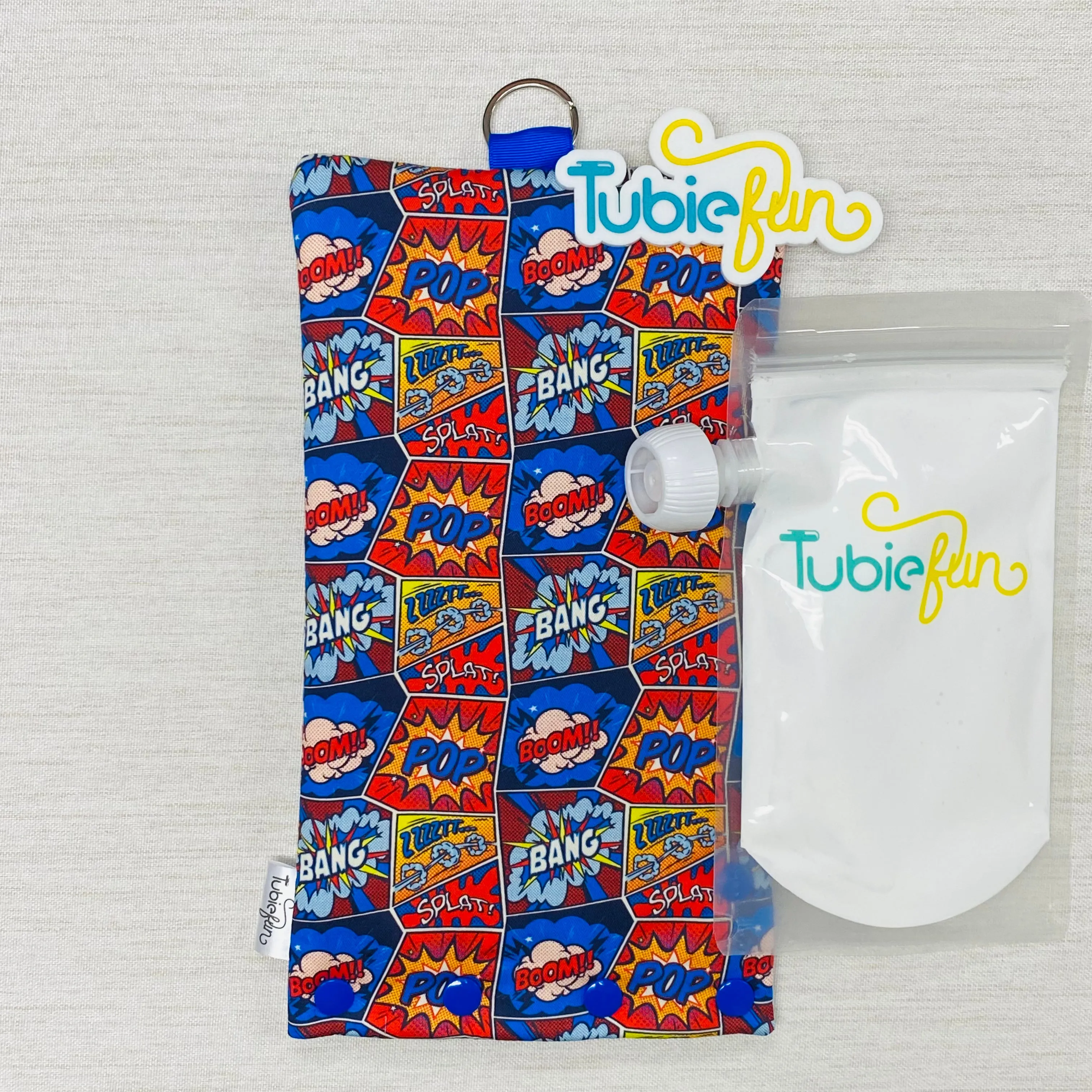 Insulated Milk Bag Suitable for Reusable Pouches - Comic Words