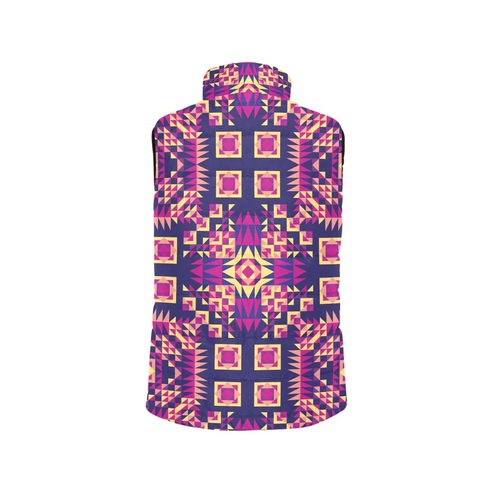 Kaleidoscope Bleu Women's Padded Vest Jacket