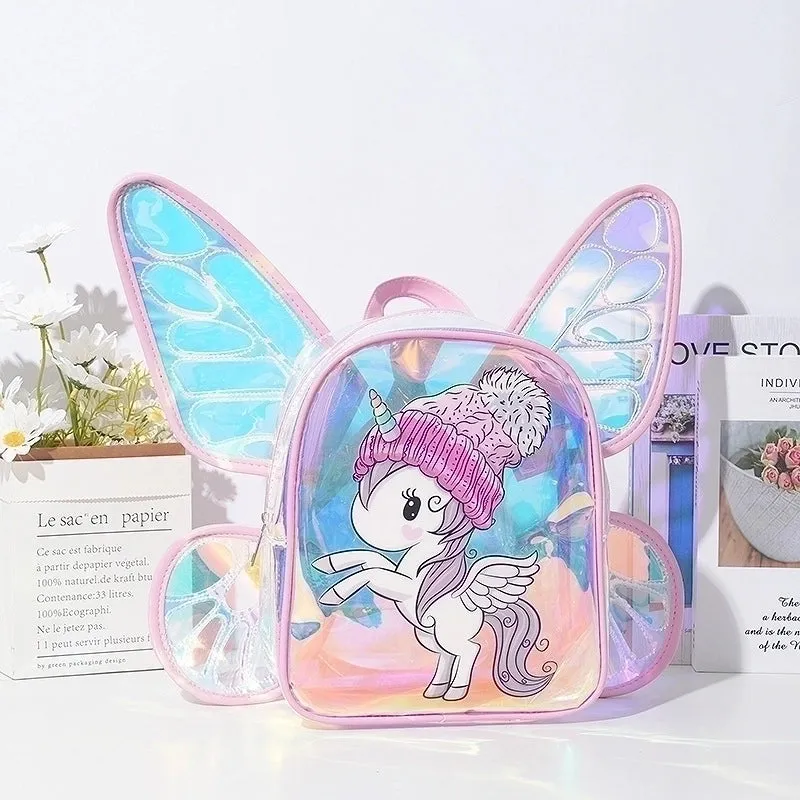 Kid's All Seasons Tpu  Cute Preppy Style Square Zipper Functional Backpack