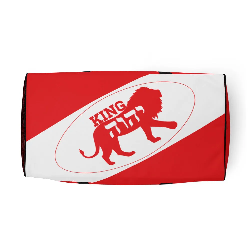 King YAHWEH Signature 2.0 Fire Red Duffle bag
