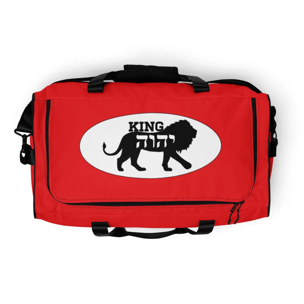 King YAHWEH Signature 2.0 Fire Red Duffle bag