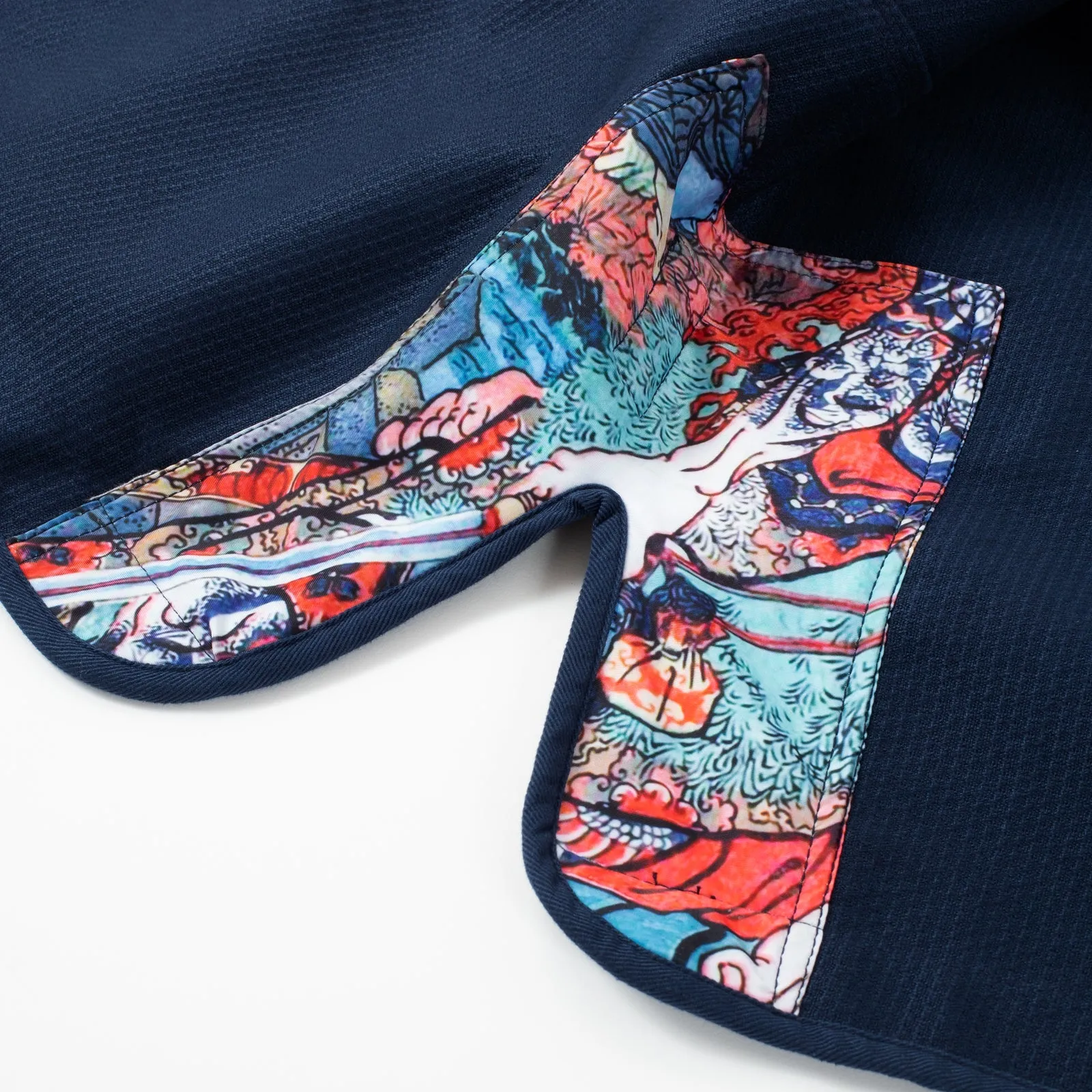 Kitsune "Red Skies" BJJ Gi - Navy Blue