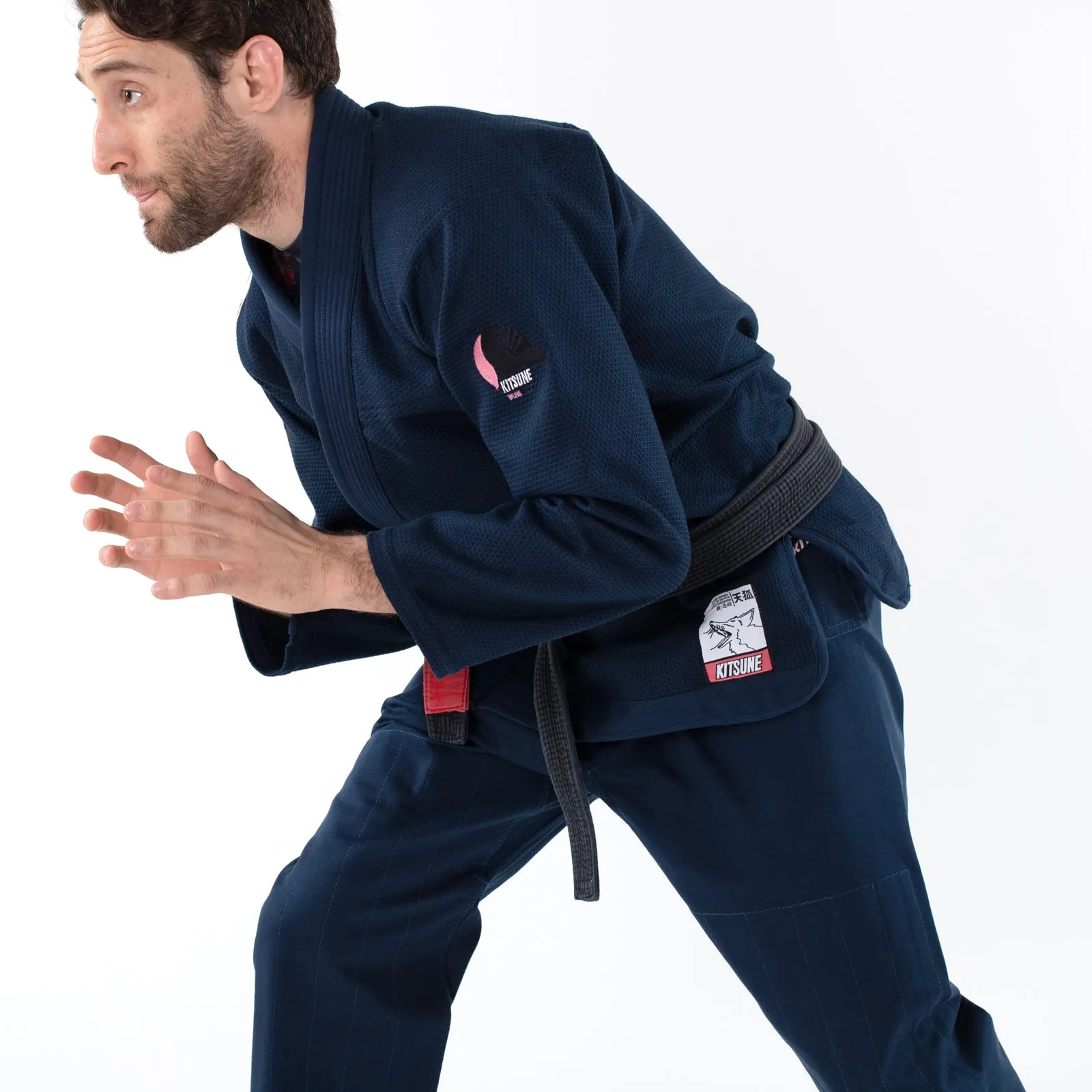 Kitsune "Red Skies" BJJ Gi - Navy Blue