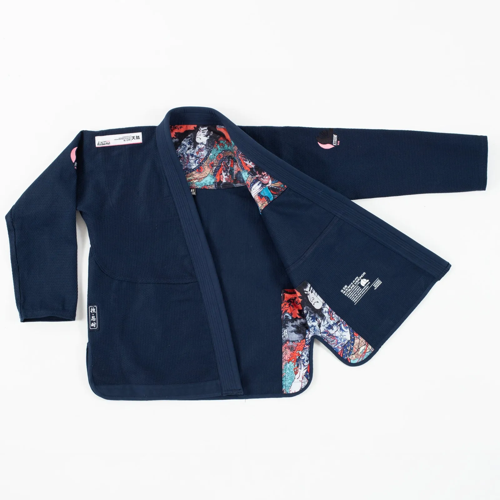 Kitsune "Red Skies" BJJ Gi - Navy Blue