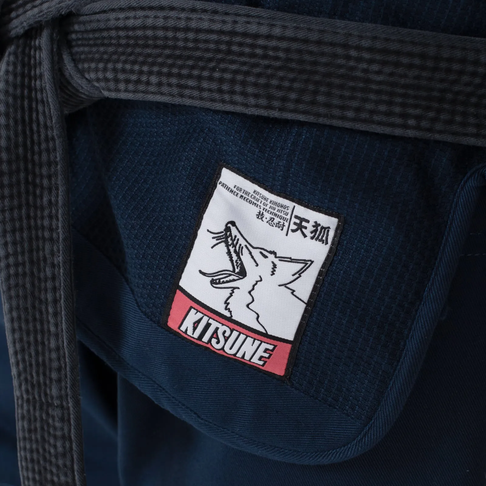 Kitsune "Red Skies" BJJ Gi - Navy Blue