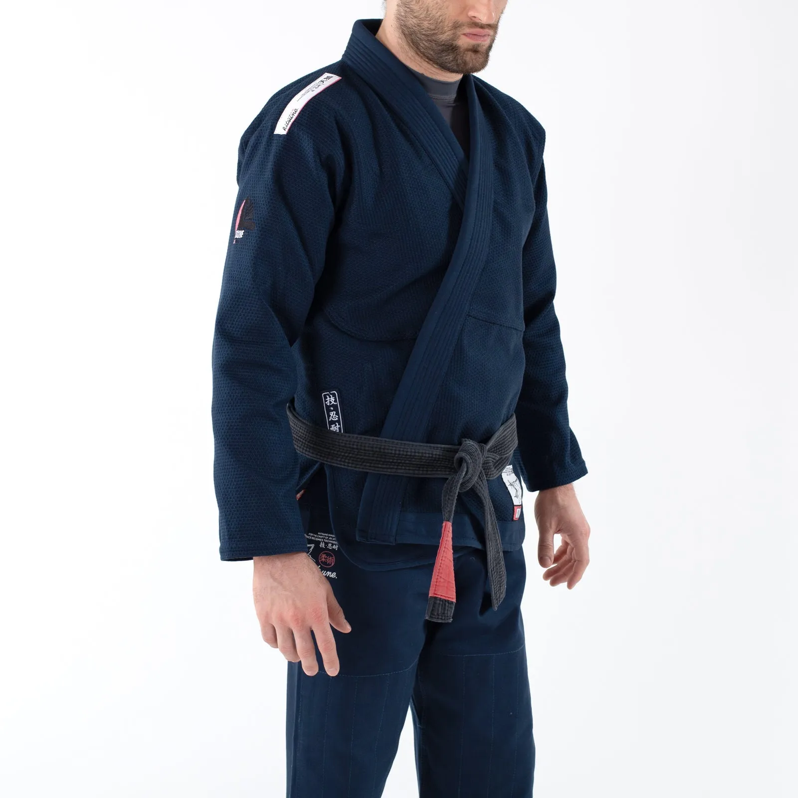 Kitsune "Red Skies" BJJ Gi - Navy Blue
