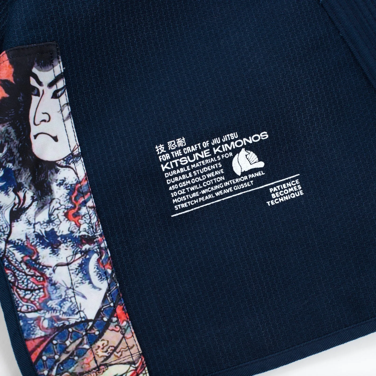 Kitsune "Red Skies" BJJ Gi - Navy Blue