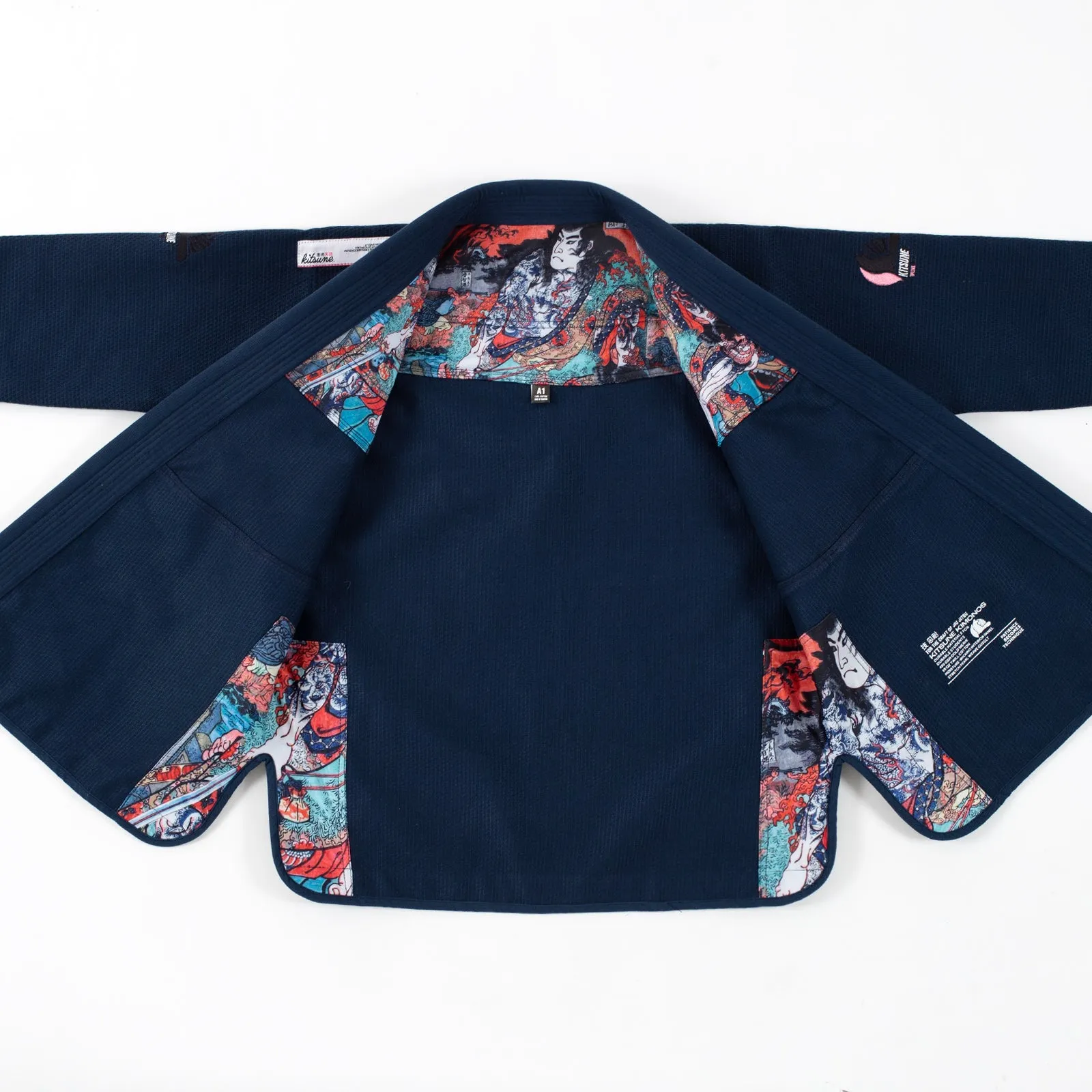 Kitsune "Red Skies" BJJ Gi - Navy Blue