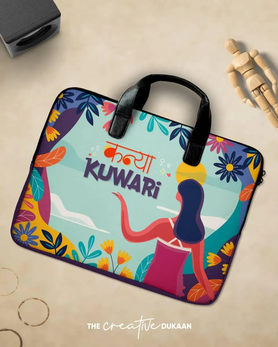 Kuwari Kanya - Quirky Laptop Sleeve Bag