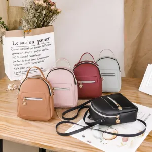 Leather Backpack Purse