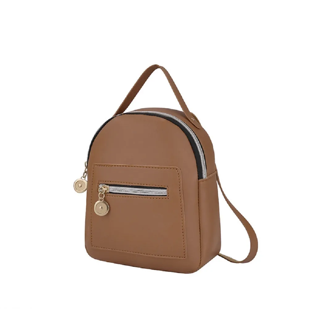 Leather Backpack Purse