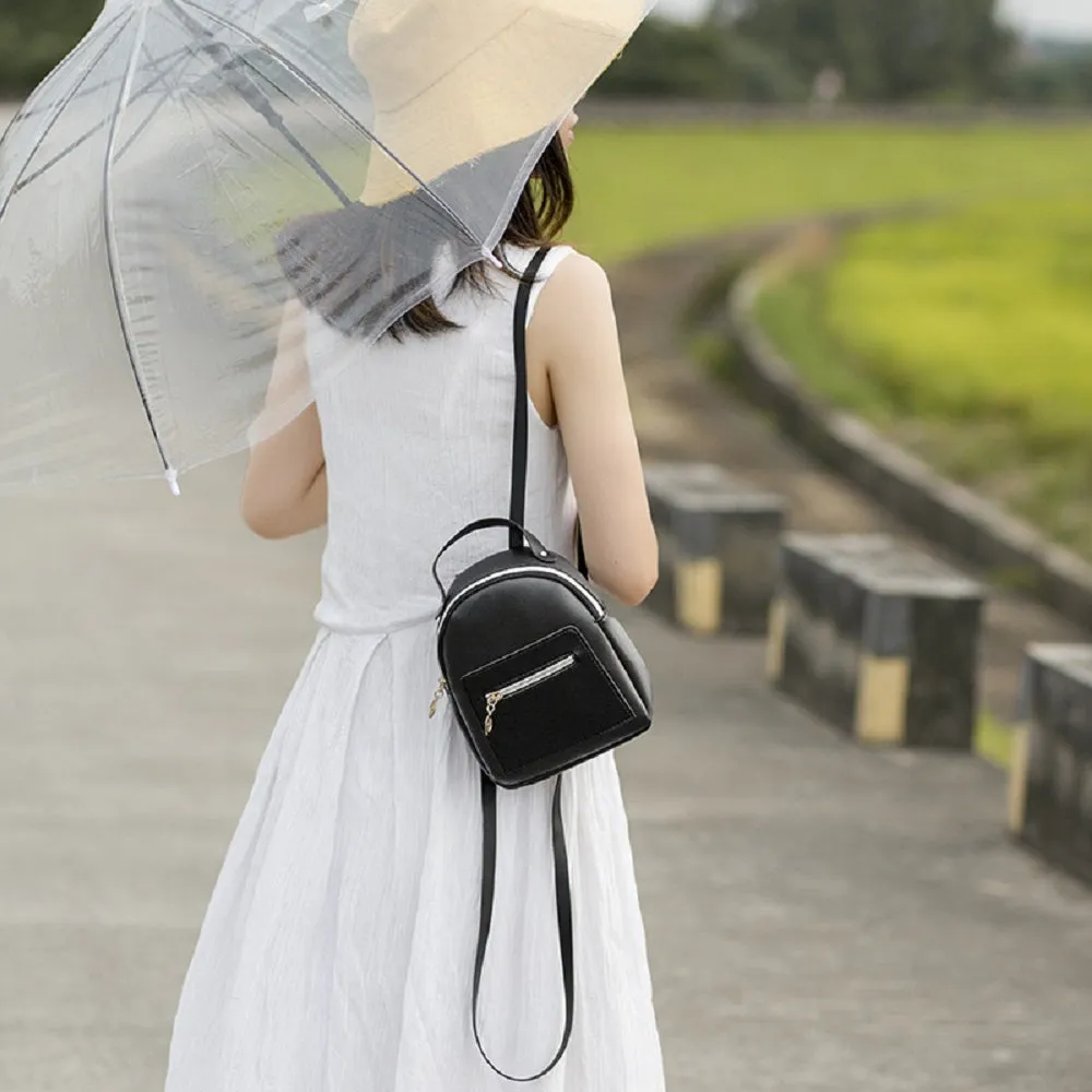Leather Backpack Purse