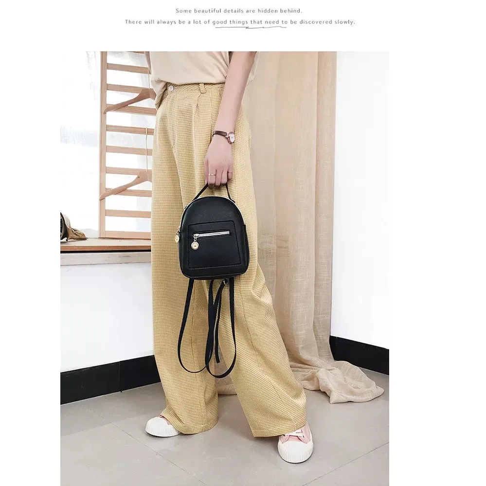 Leather Backpack Purse