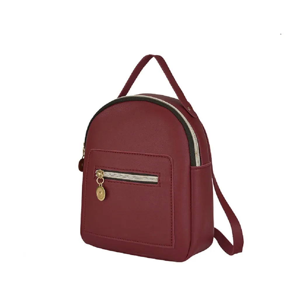 Leather Backpack Purse