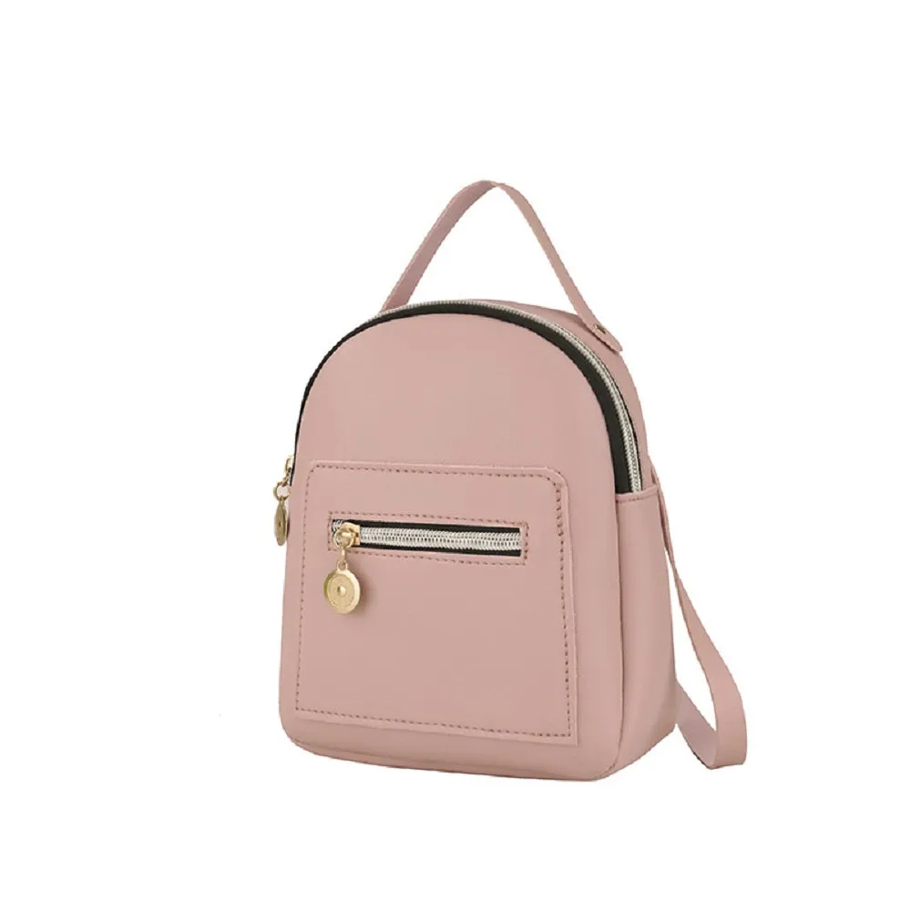 Leather Backpack Purse