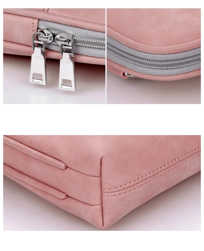 Leather Classic Laptop Bag for Women 17-inch