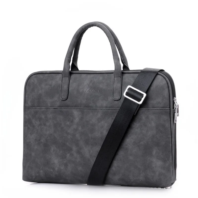 Leather Classic Laptop Bag for Women 17-inch