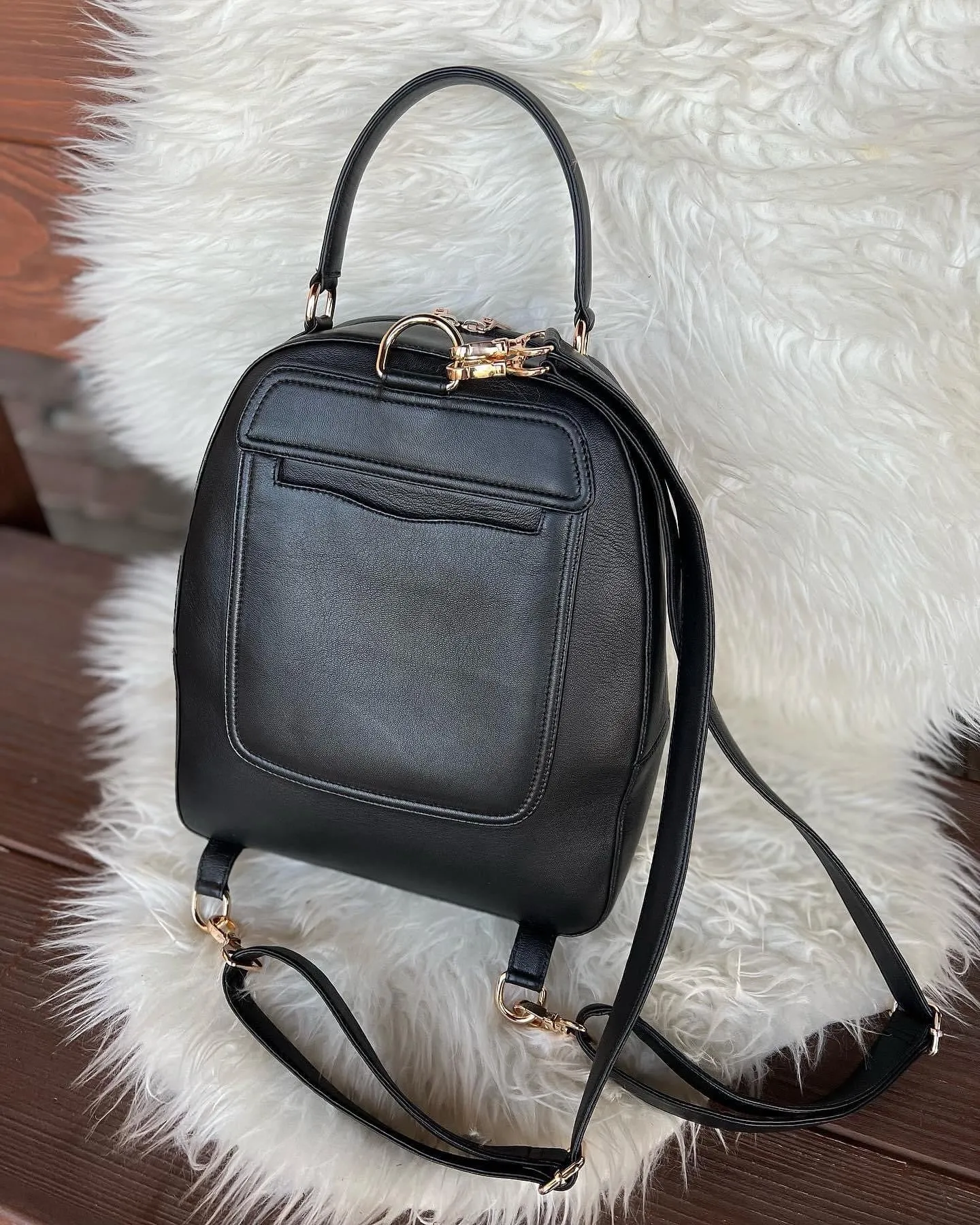 Leather Hand Embroidered Purse “Berehynya”