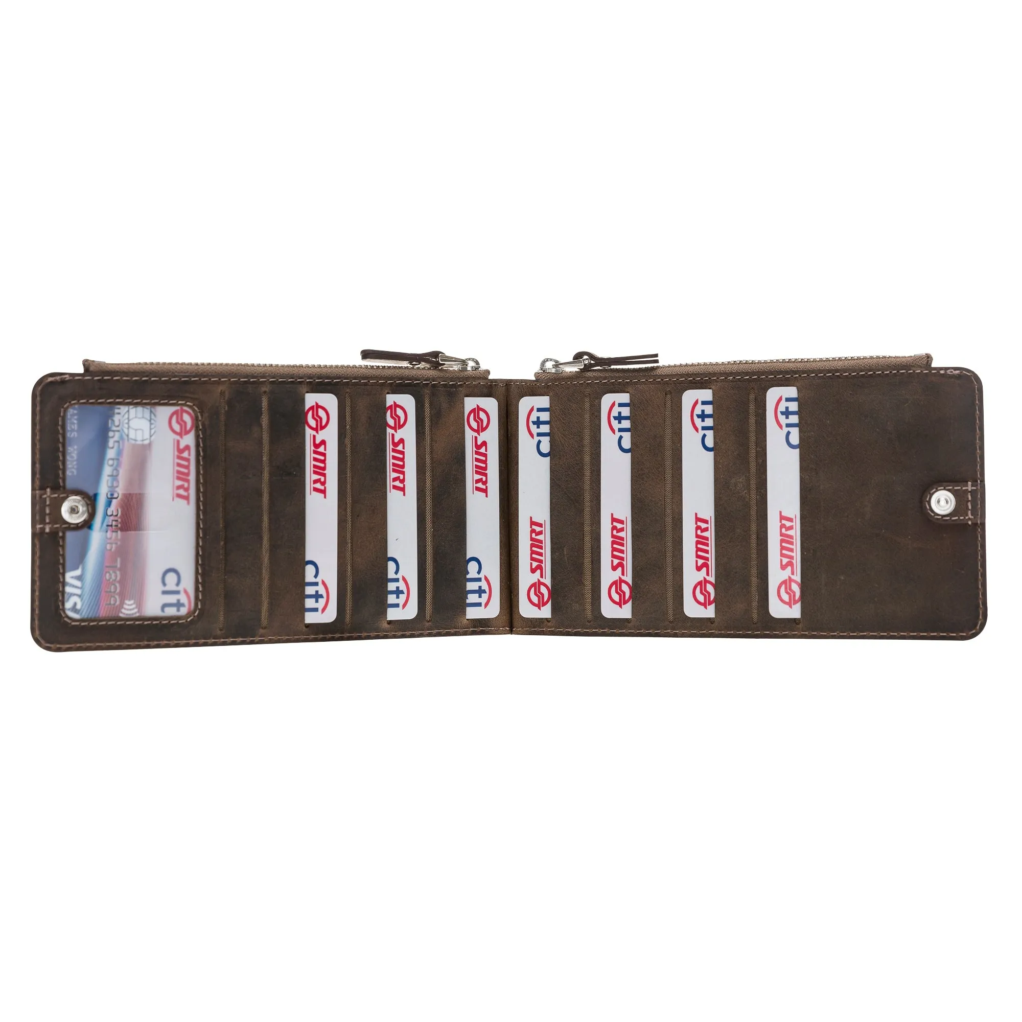Leather V Style Wallet
