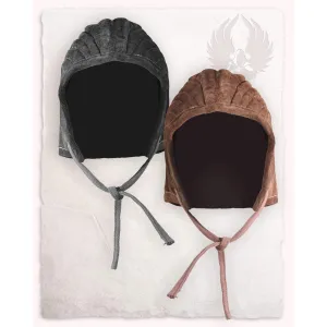 Leopold padded cap suede
