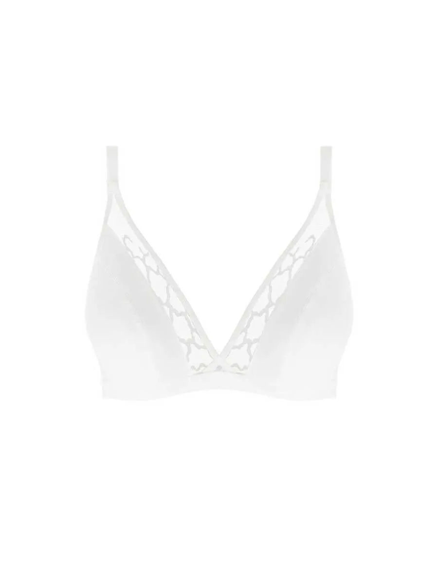 Lisse Soft Cup Bra - White