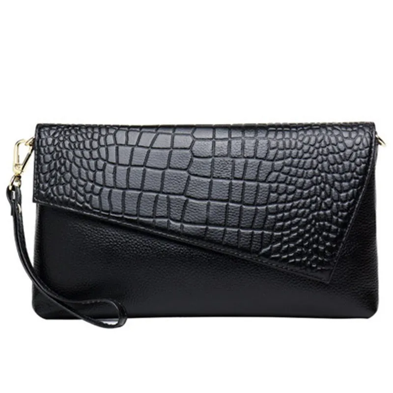 Litchi Grain Top Layer Cowhide Fashion Shoulder Bag