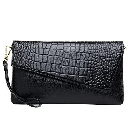 Litchi Grain Top Layer Cowhide Fashion Shoulder Bag