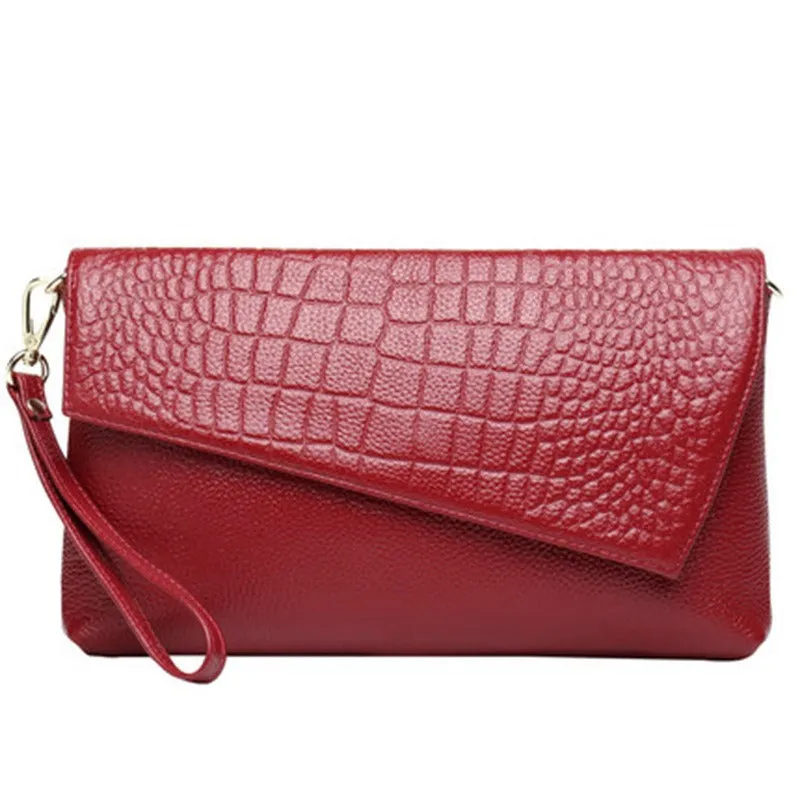 Litchi Grain Top Layer Cowhide Fashion Shoulder Bag