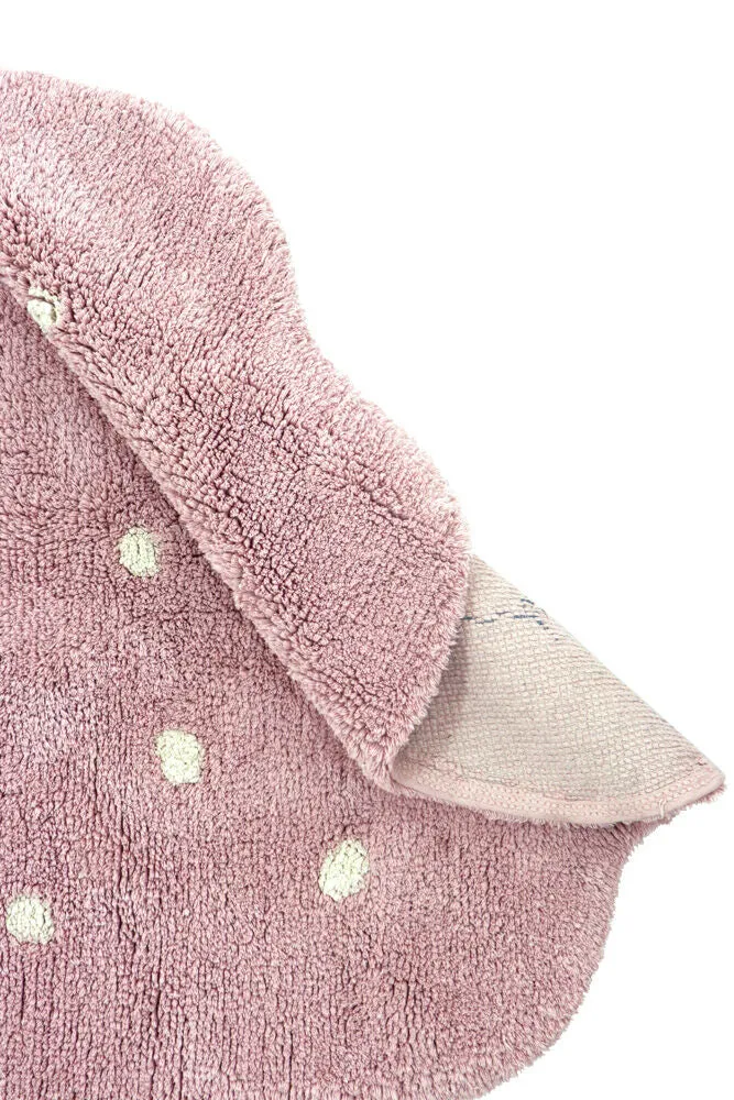 Lorena Canals Washable Rug Little Biscuit Pink
