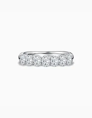 LVC Petit Precieux Eternity Ellipse Diamond Wedding Band