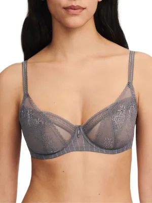 Maddie Half Cup Bra - Warm Grey