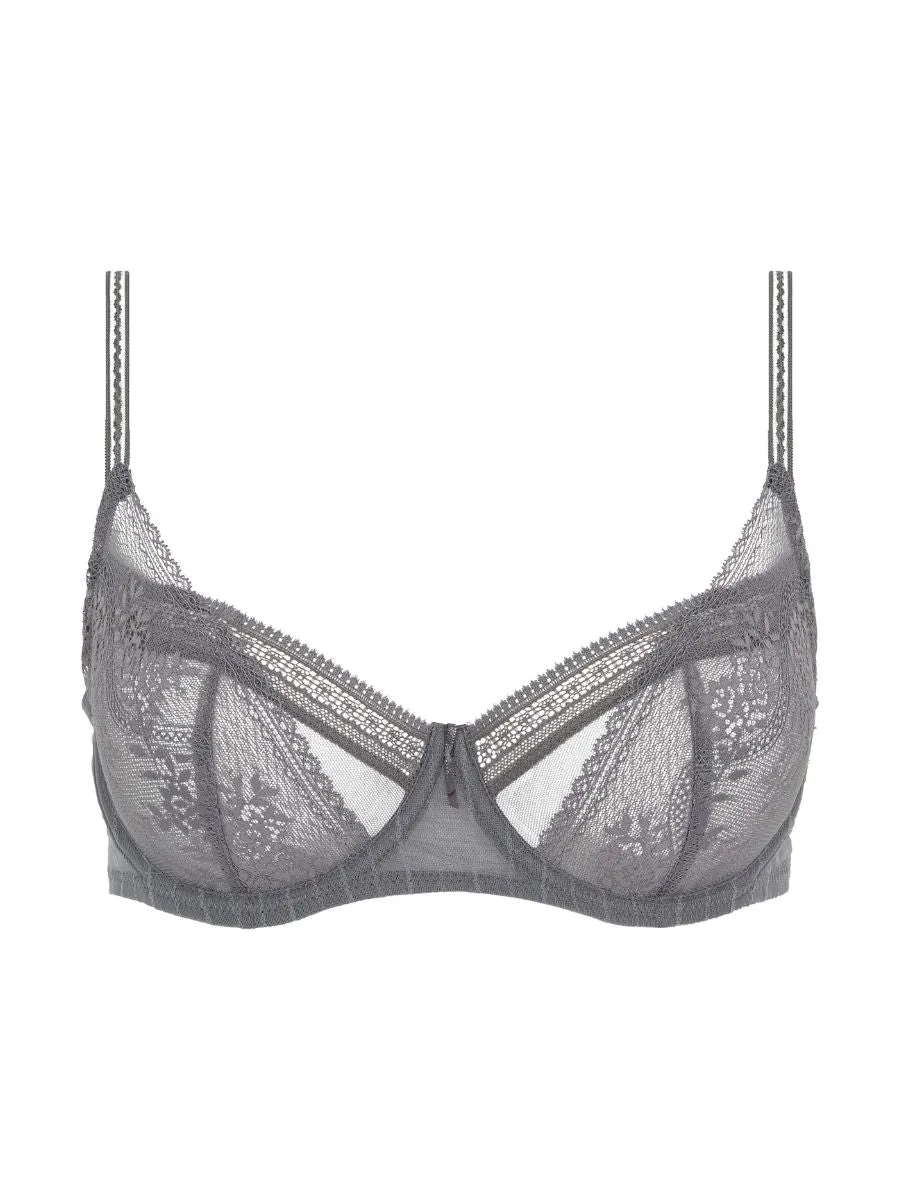 Maddie Half Cup Bra - Warm Grey