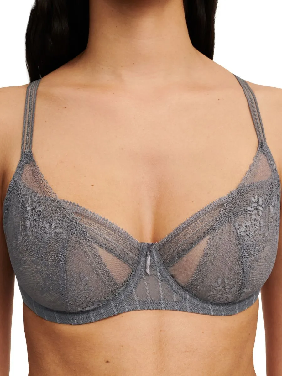 Maddie Half Cup Bra - Warm Grey