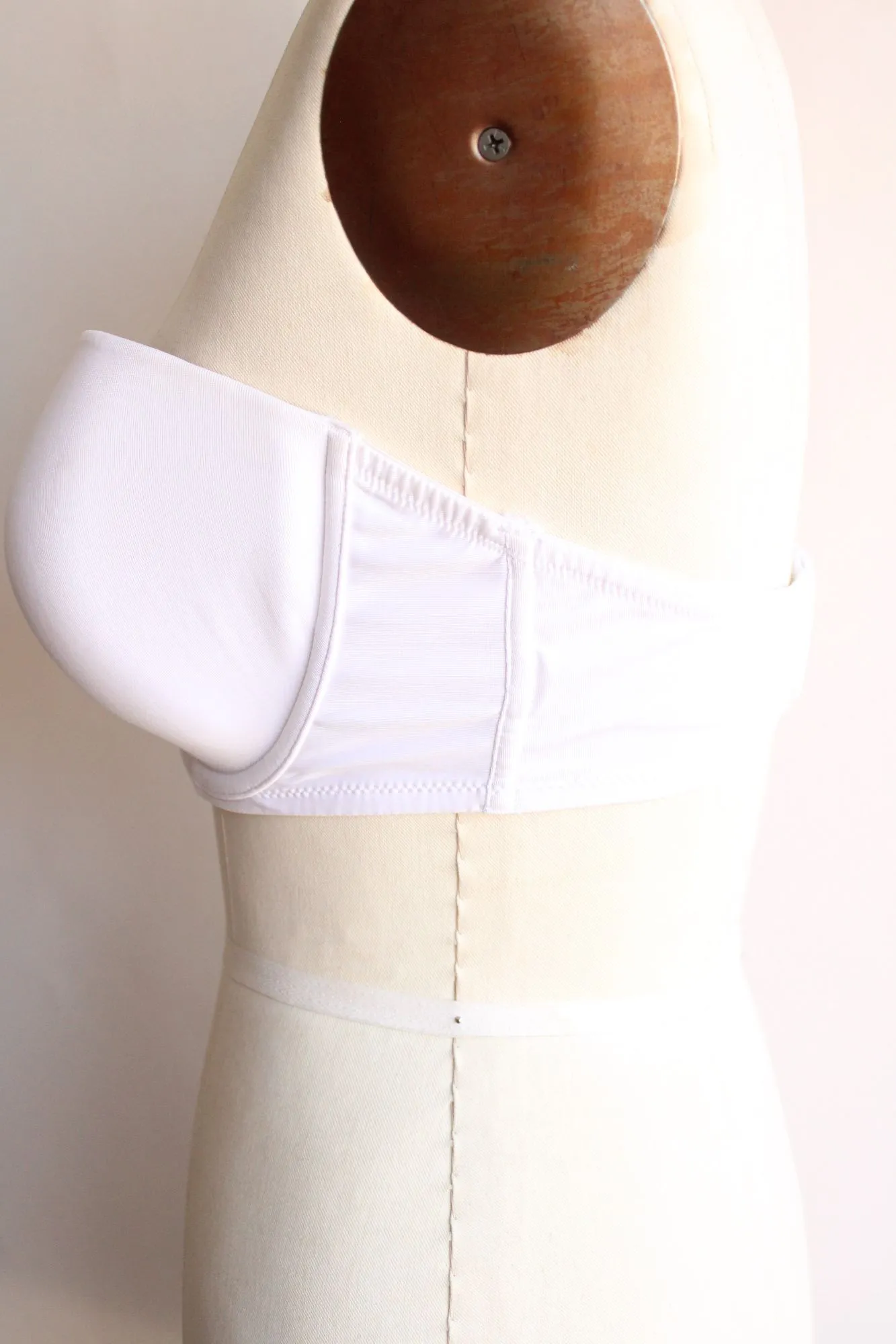 Maidenform Strapless Bra, Size 36D, White, Underwire, Padded